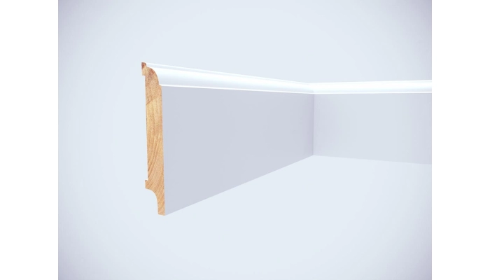 Listwa drewniana biała